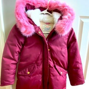 Girls' fishtail parka with eco-friendly PrimaLoft®